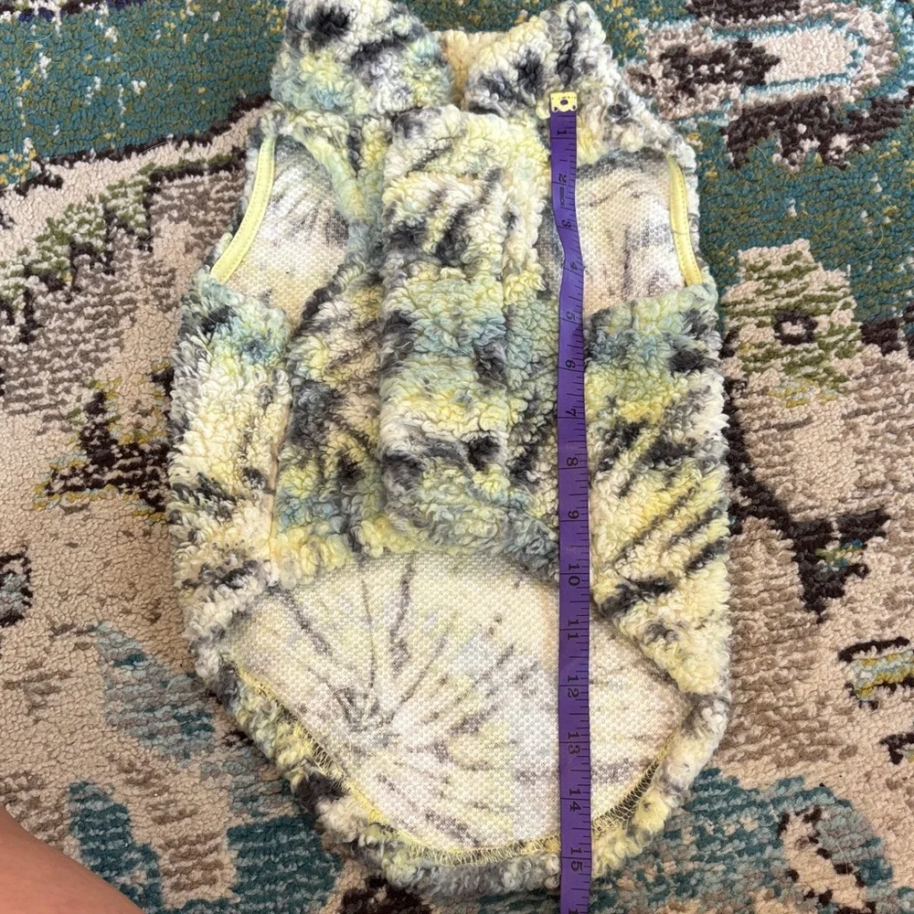Cozy Tie-Dye Fleece Dog Jacket
